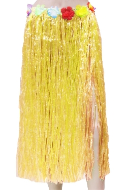 GONNA HAWAIANA 80 CM GIALLA